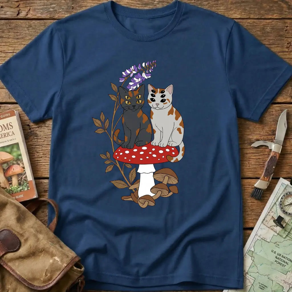 Multi-Eyed Feline Guardians Tee