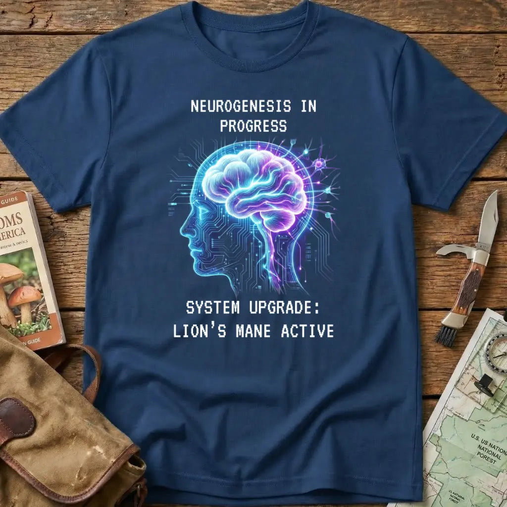 Neurogenesis In Progres Lion's Mane Tee