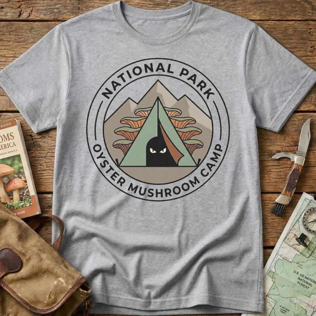 Oyster Mushroom Camp Tee