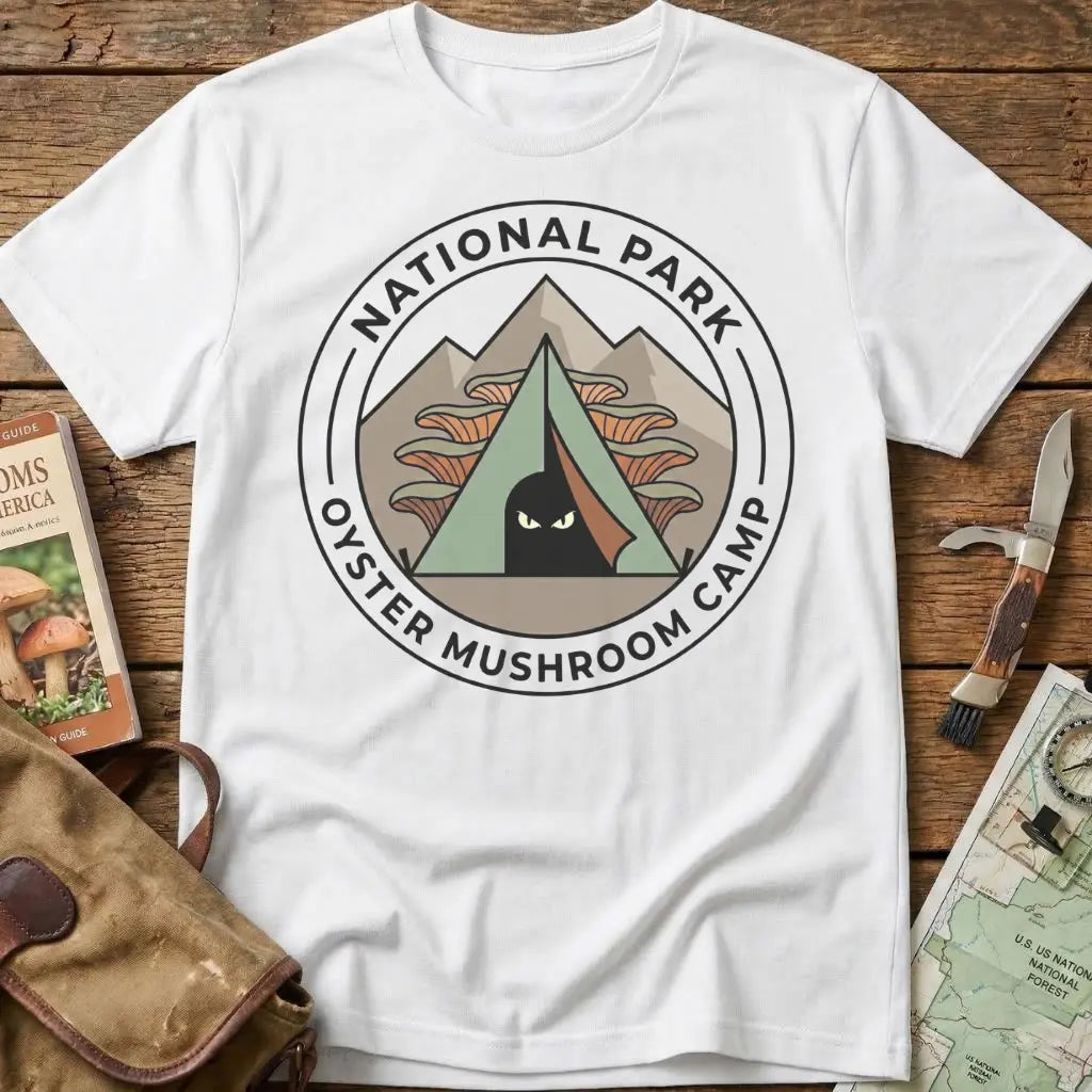 Oyster Mushroom Camp Tee