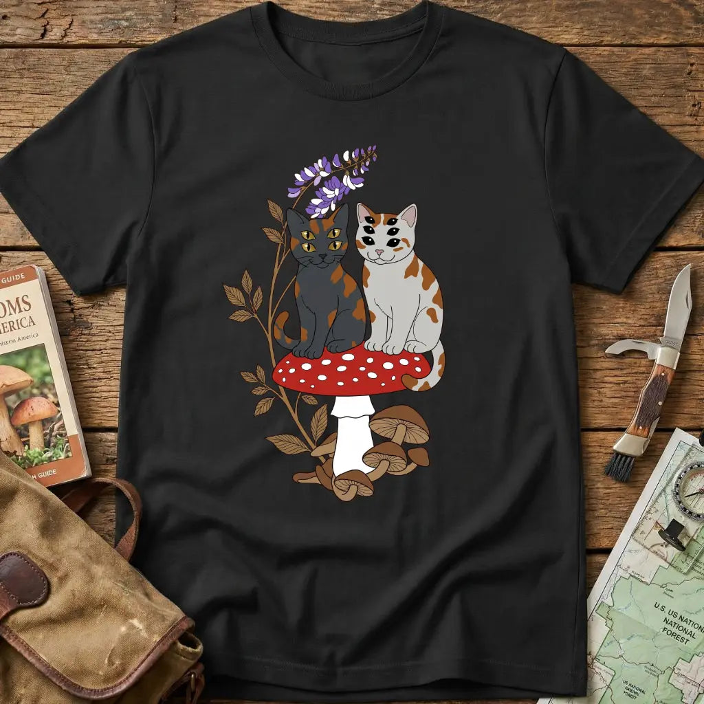 Multi-Eyed Feline Guardians Tee