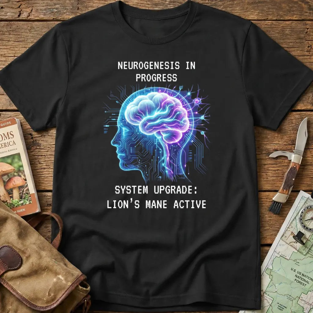 Neurogenesis In Progres Lion's Mane Tee