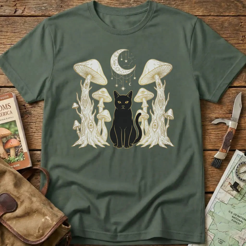 Stoic Black Cat Tee