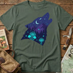 Fungi Wolf Night Tee