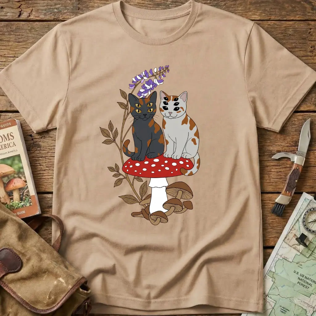 Multi-Eyed Feline Guardians Tee