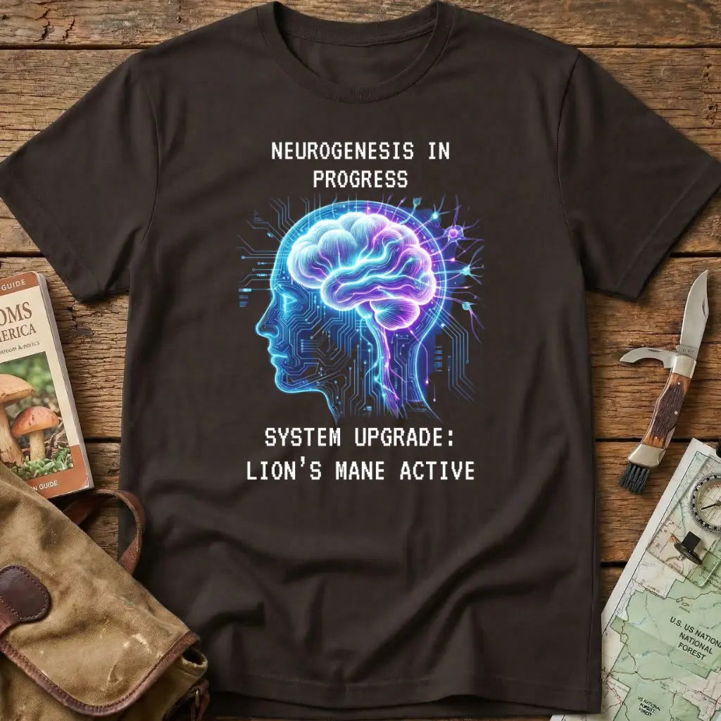 Neurogenesis In Progres Lion's Mane Tee