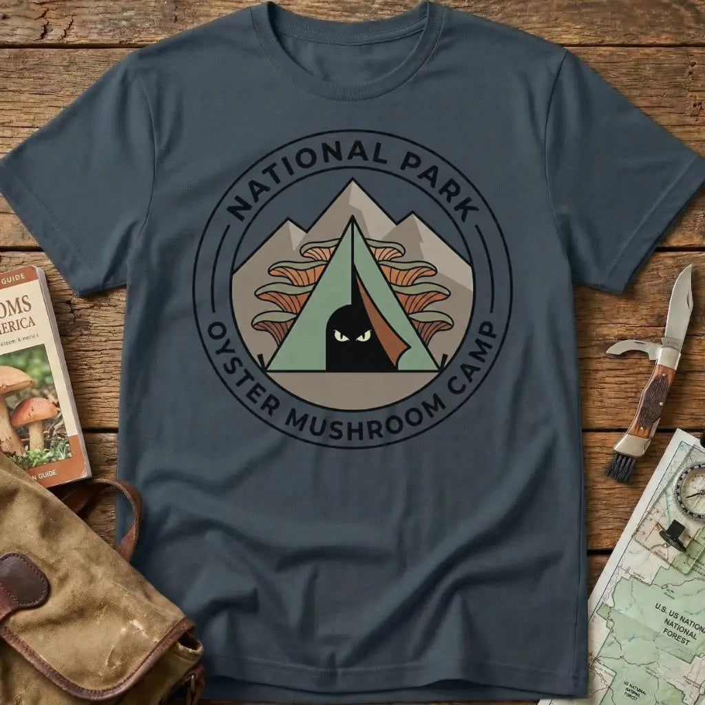 Oyster Mushroom Camp Tee