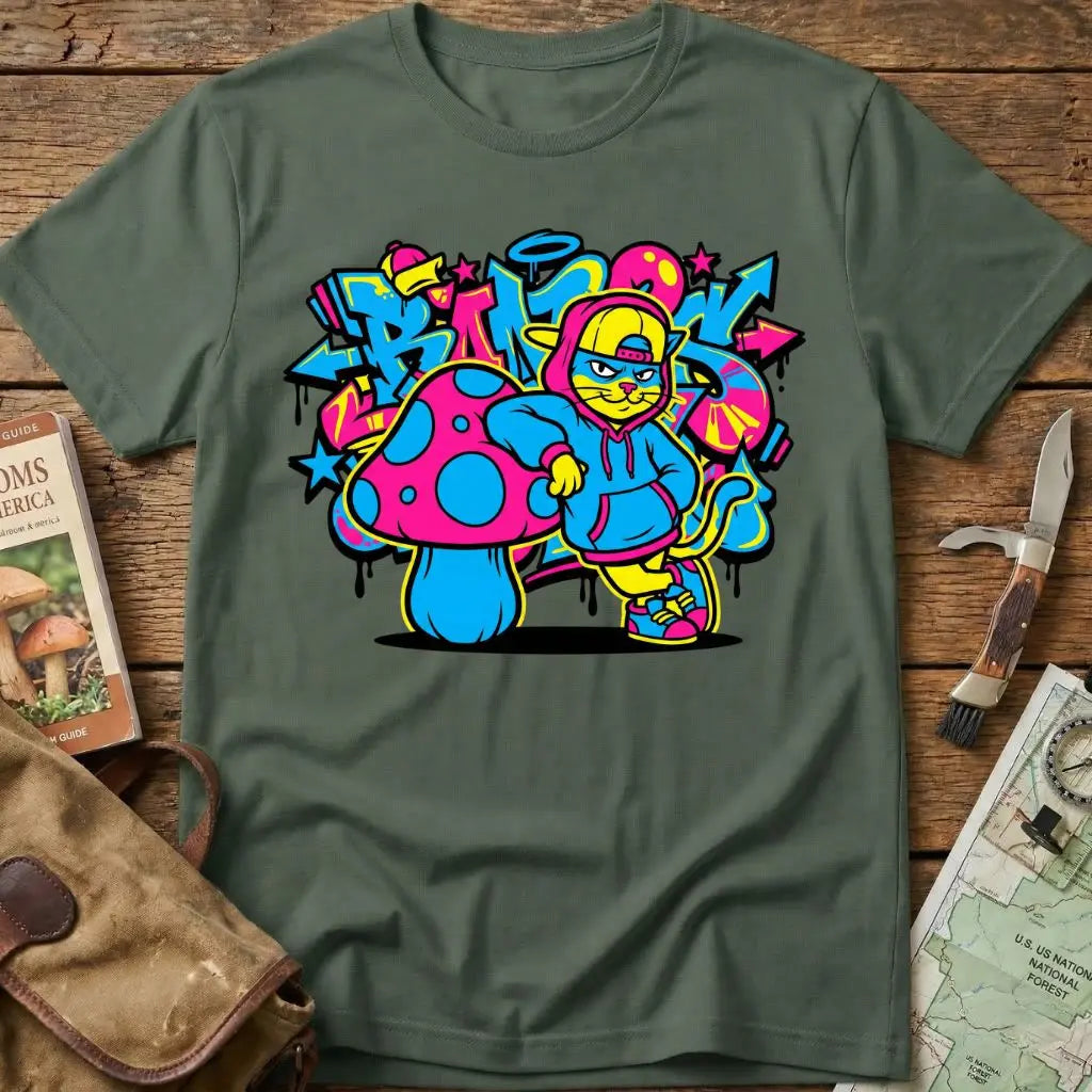 90s Hip-Hop Graffiti Tee