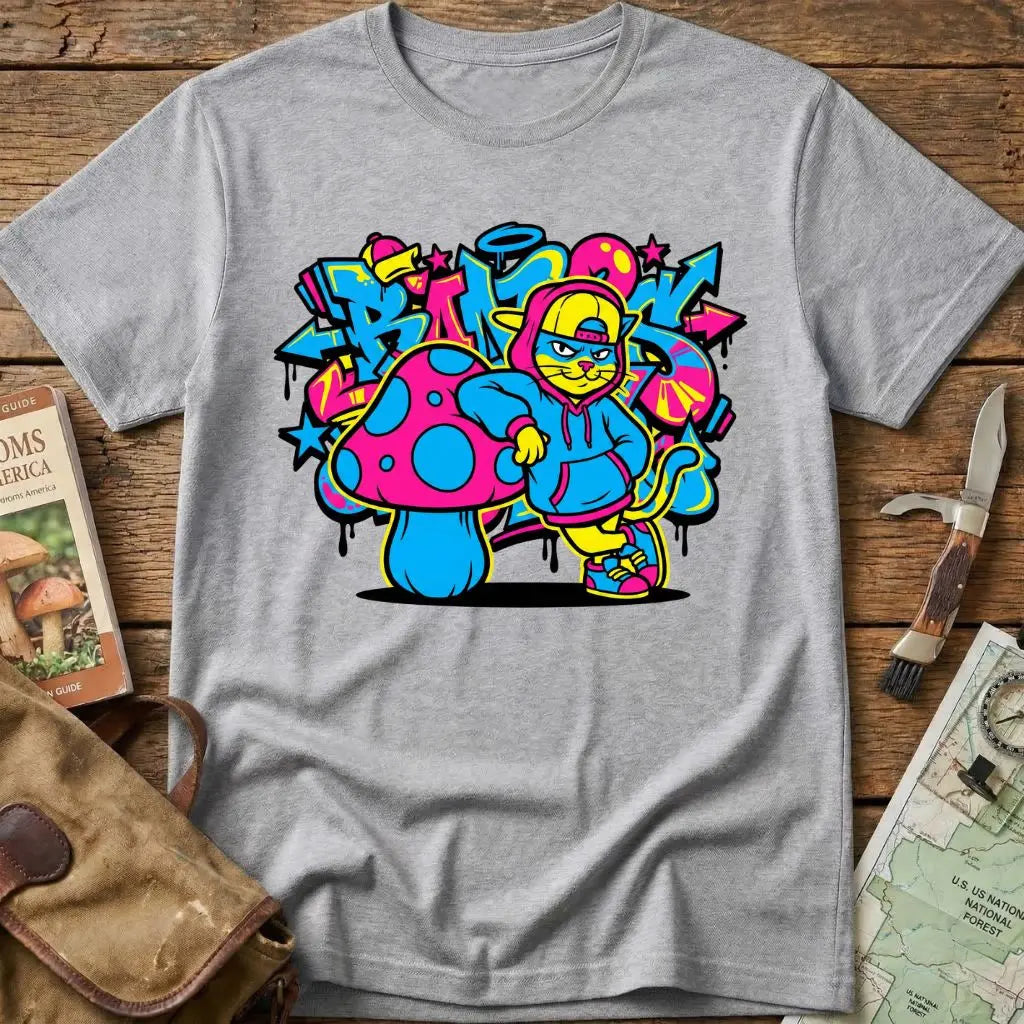 90s Hip-Hop Graffiti Tee
