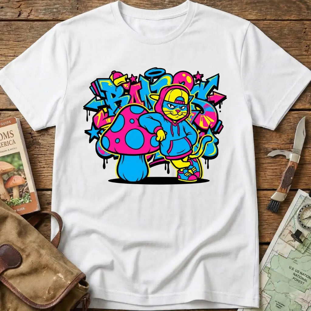 90s Hip-Hop Graffiti Tee