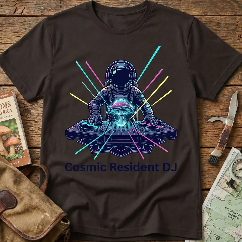 Astronaut Mushroom DJ Tee