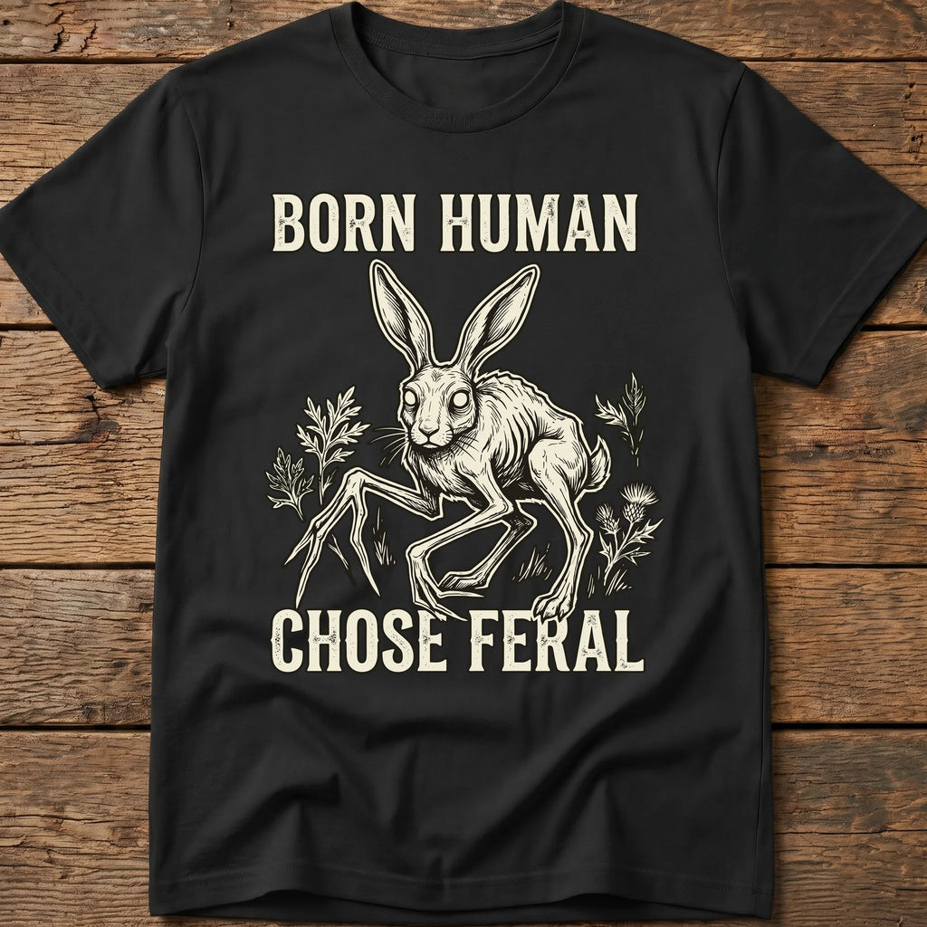 Born Human. Chose Feral Tee
