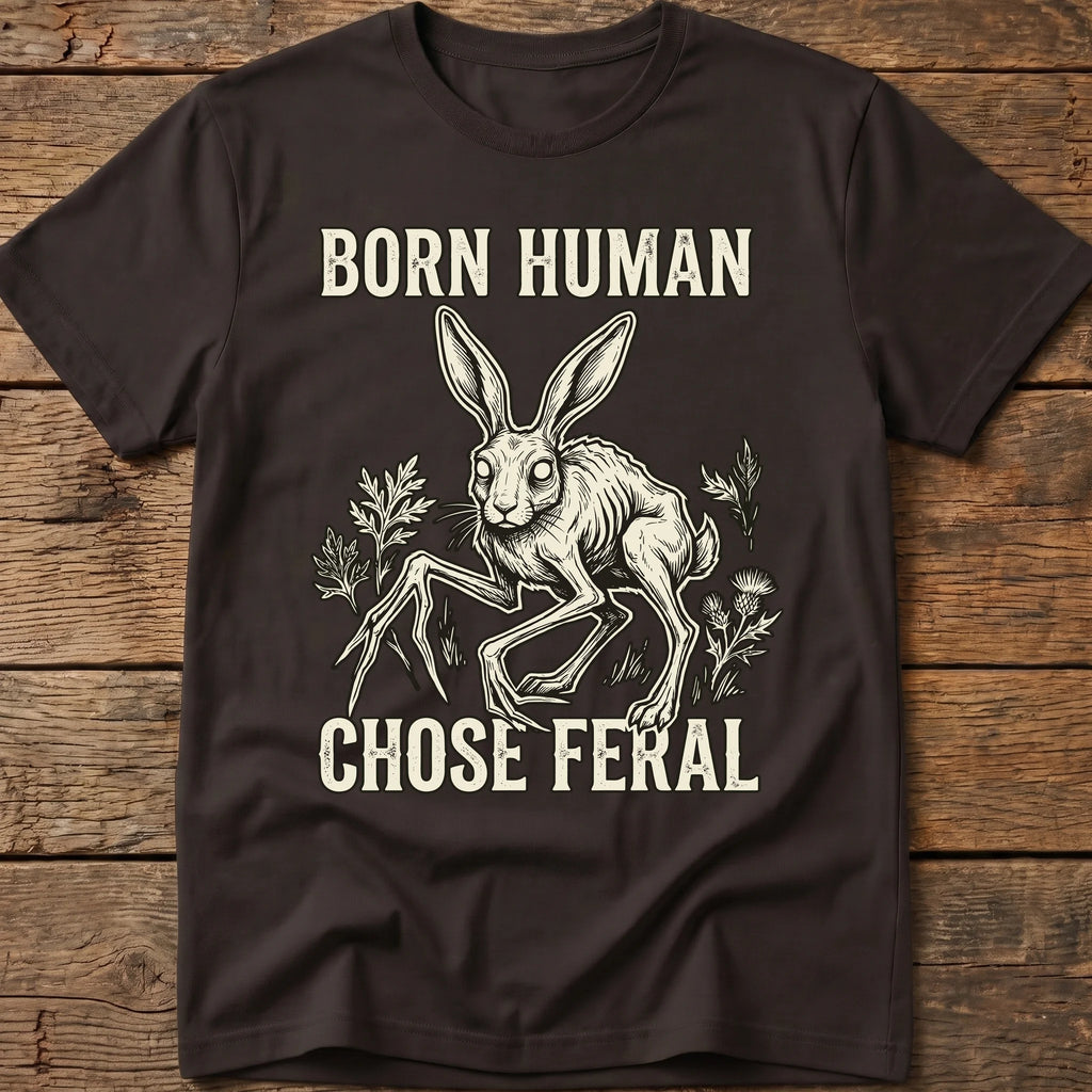 Born Human. Chose Feral Tee