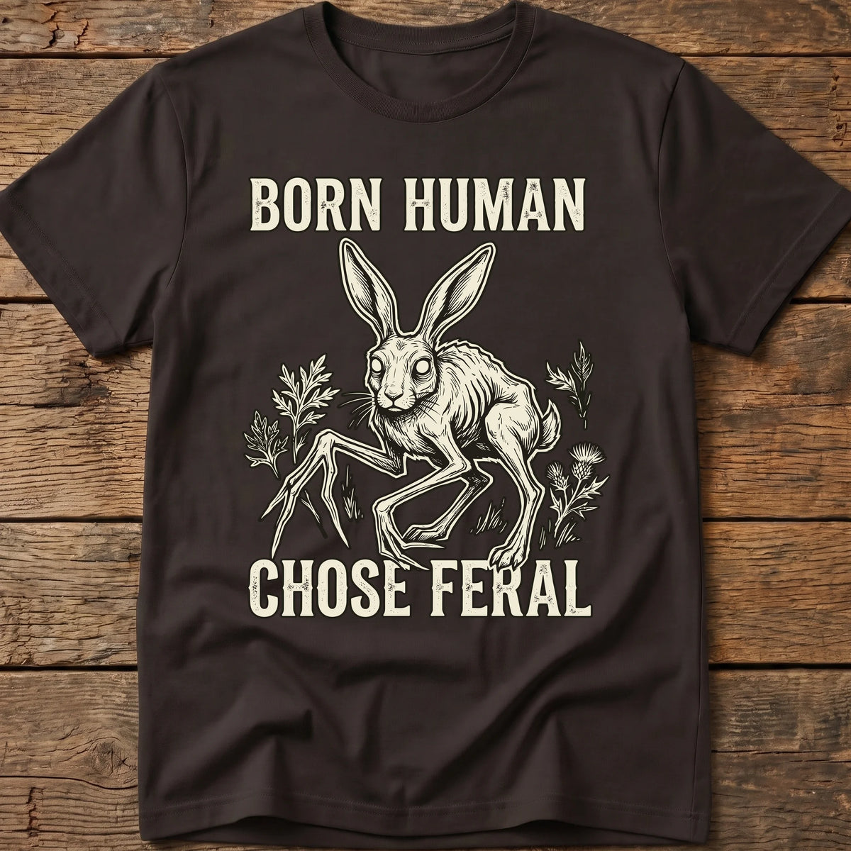 Born Human. Chose Feral Tee