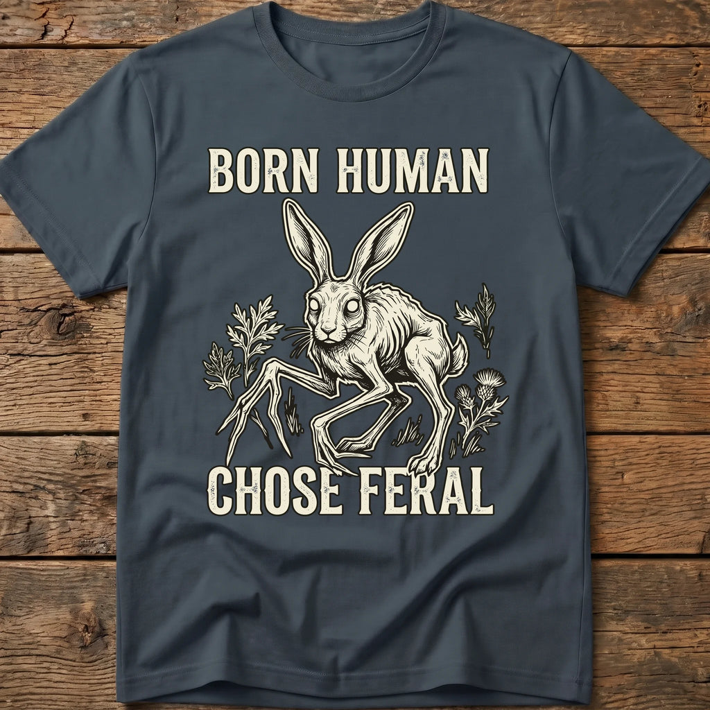 Born Human. Chose Feral Tee