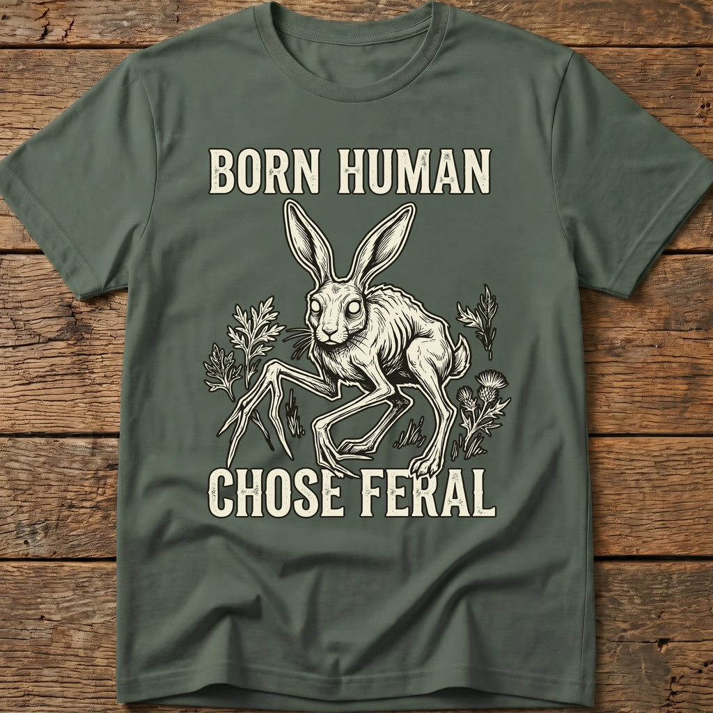 Born Human. Chose Feral Tee