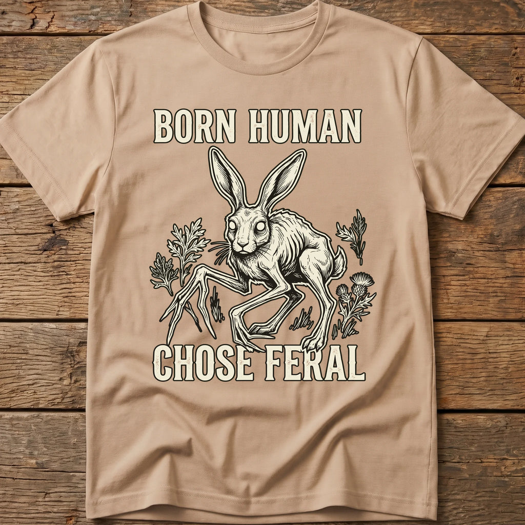 Born Human. Chose Feral Tee