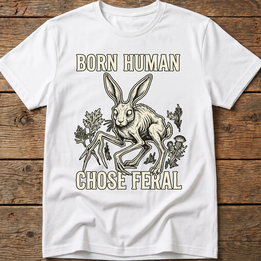Born Human. Chose Feral Tee