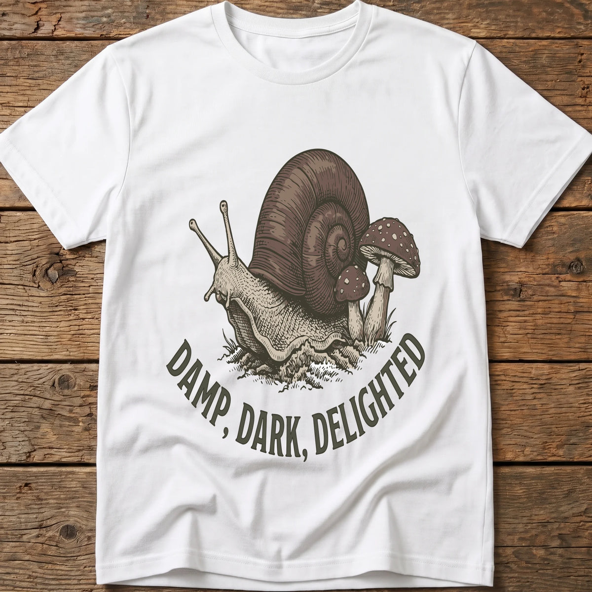 Damp, Dark, Delighted Tee