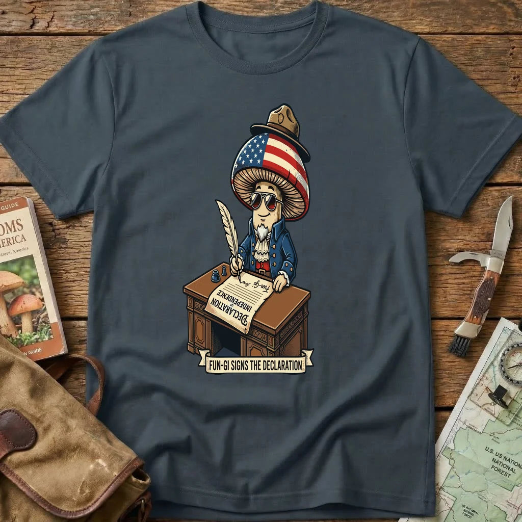 Fun-Gi Signs The Declaration Tee