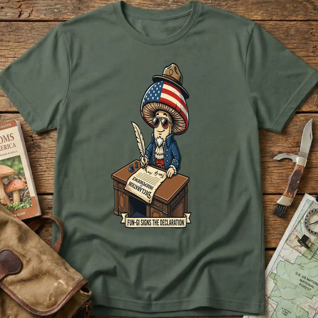 Fun-Gi Signs The Declaration Tee
