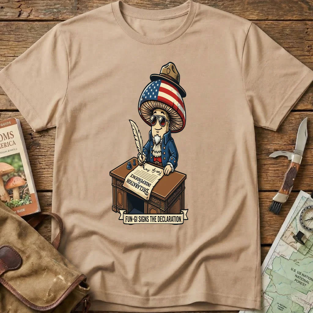 Fun-Gi Signs The Declaration Tee