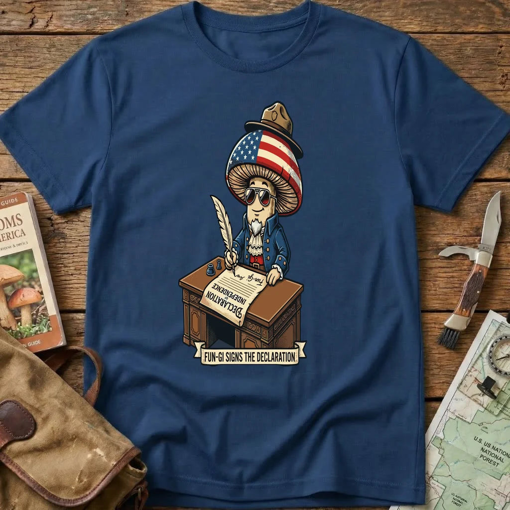 Fun-Gi Signs The Declaration Tee