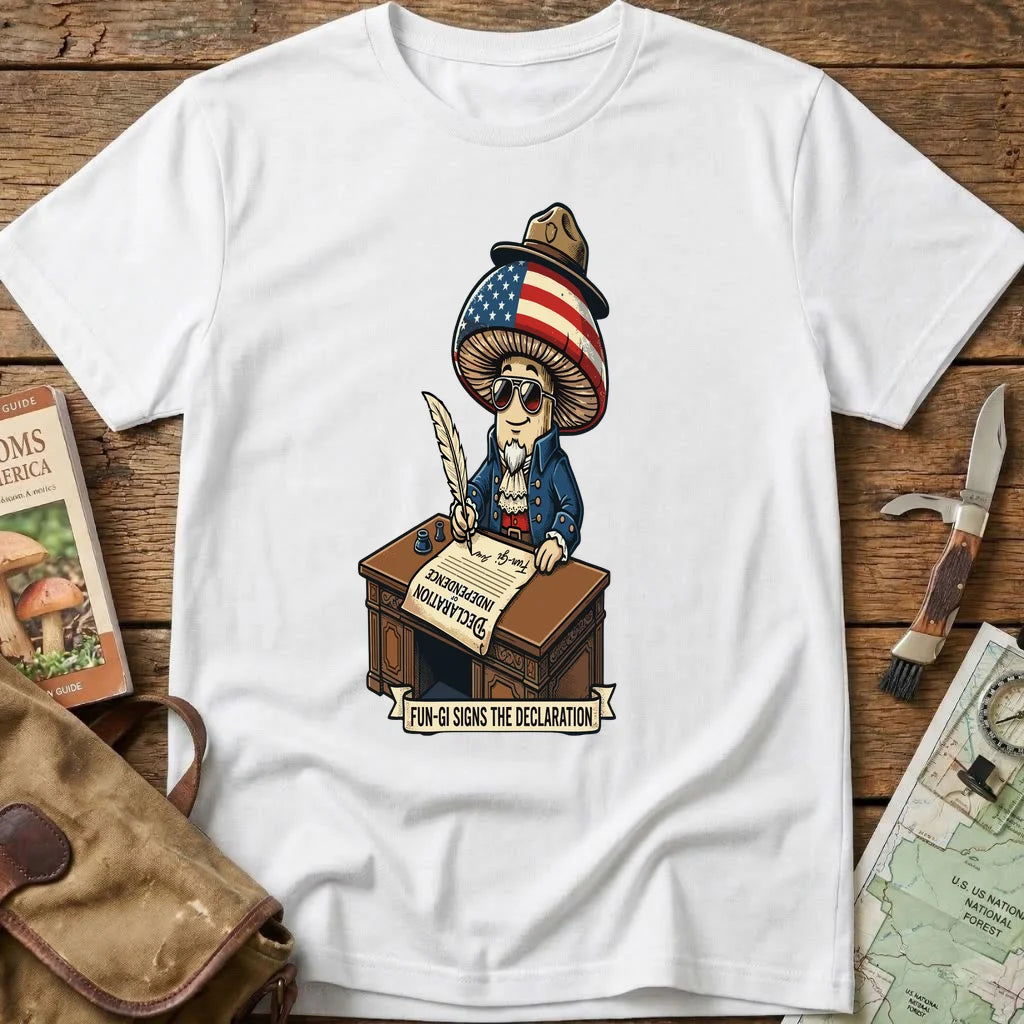 Fun-Gi Signs The Declaration Tee
