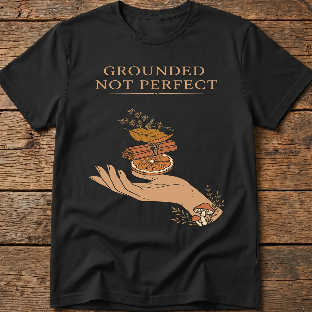 Grounded, Not Perfect Tee