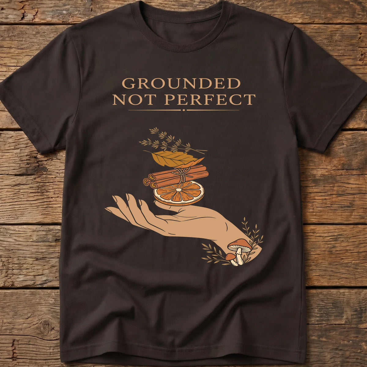 Grounded, Not Perfect Tee