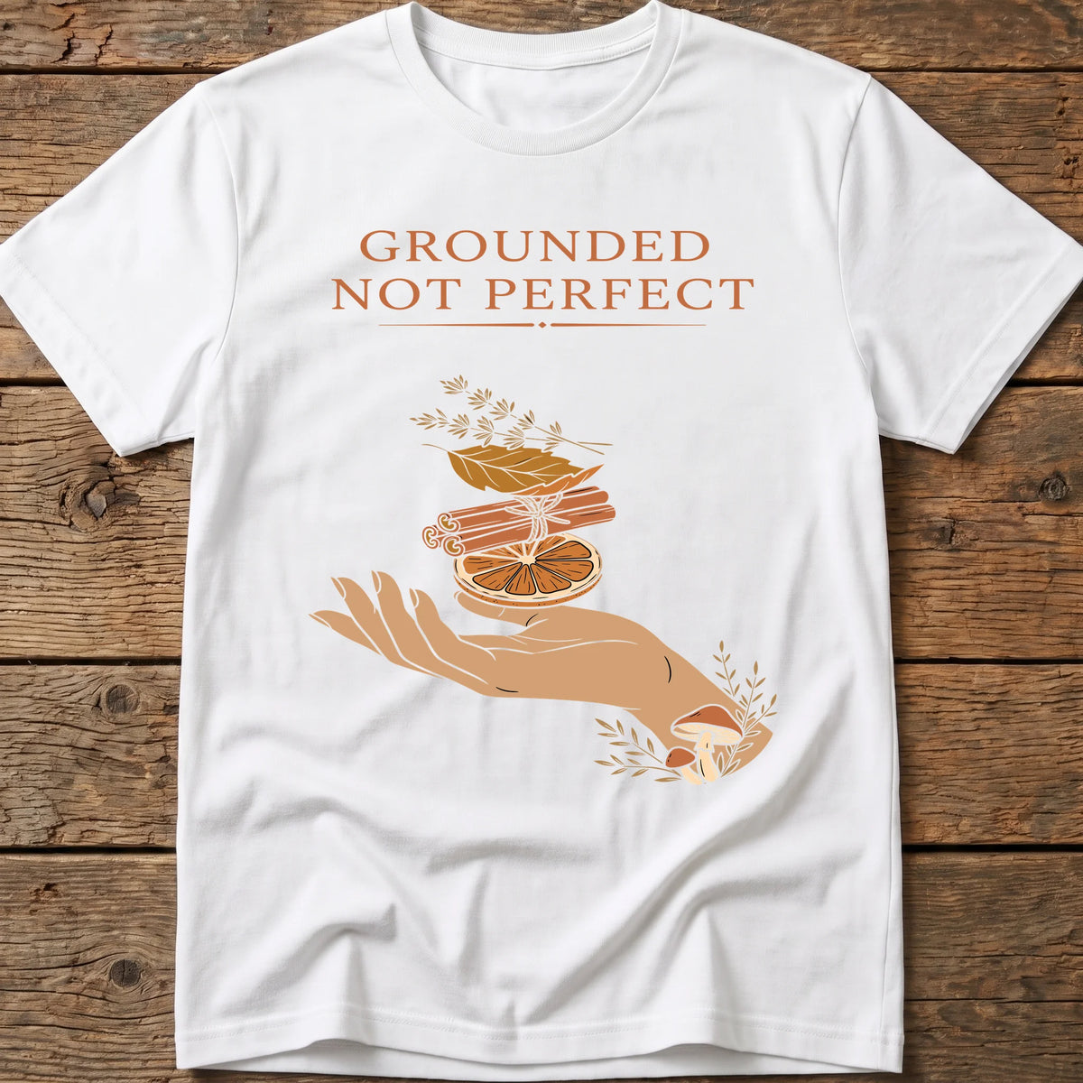 Grounded, Not Perfect Tee
