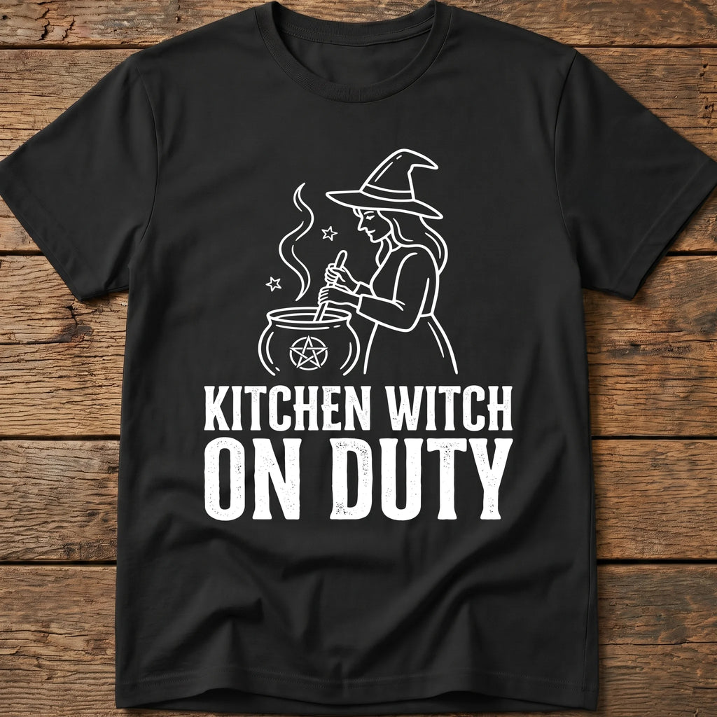 Kitchen Witch On Duty Tee