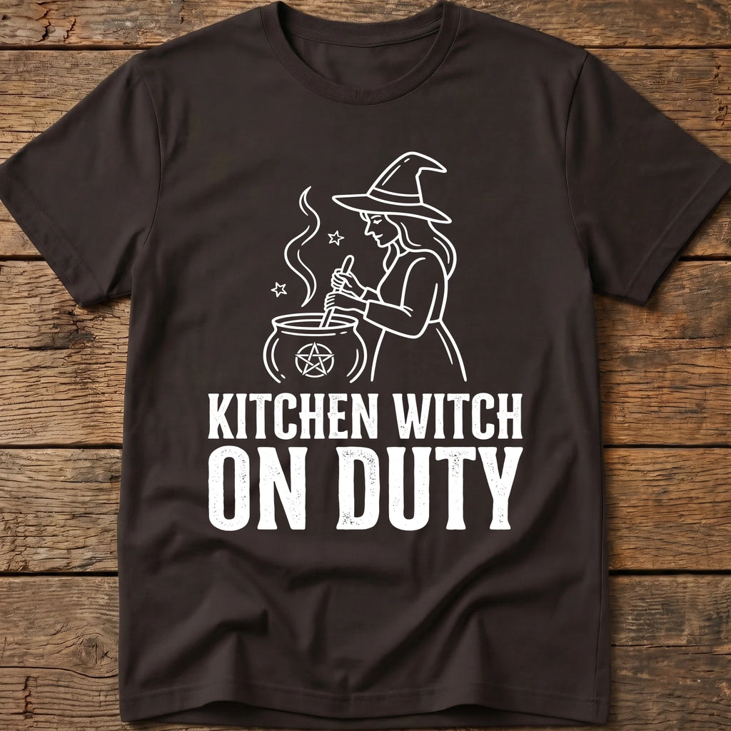 Kitchen Witch On Duty Tee