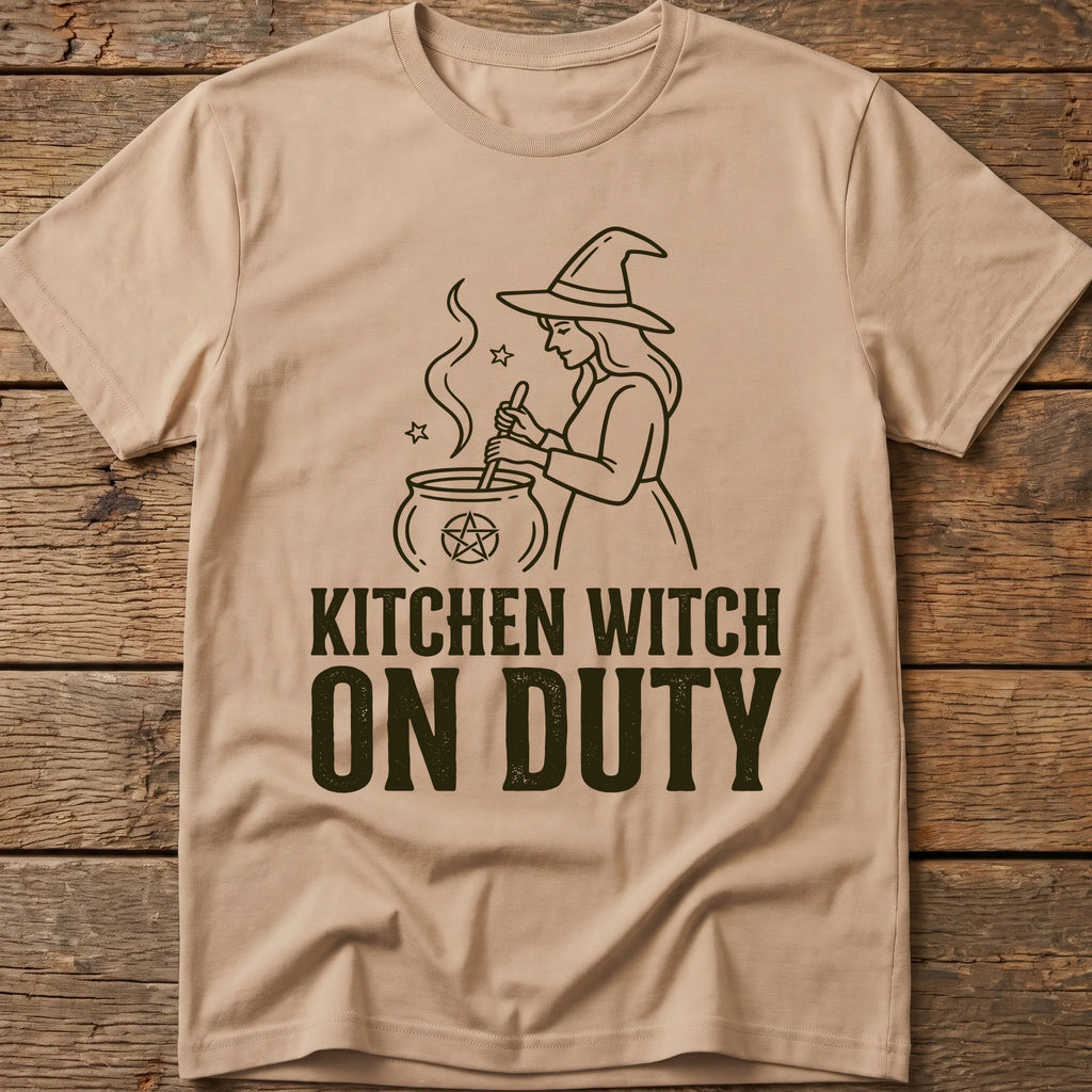 Kitchen Witch On Duty Tee