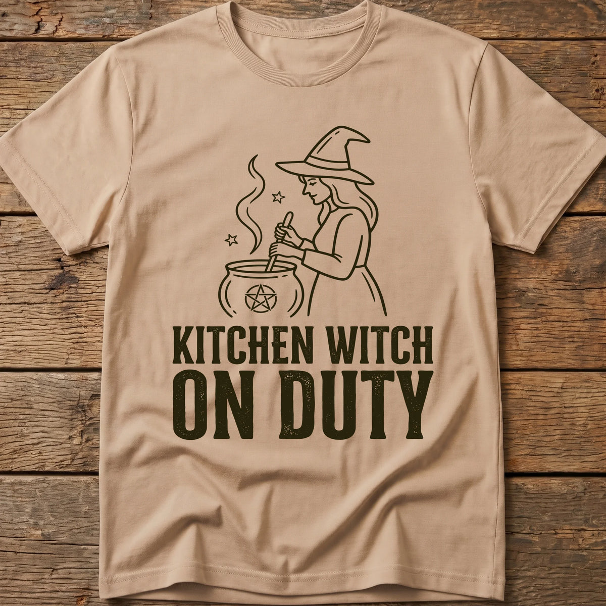 Kitchen Witch On Duty Tee