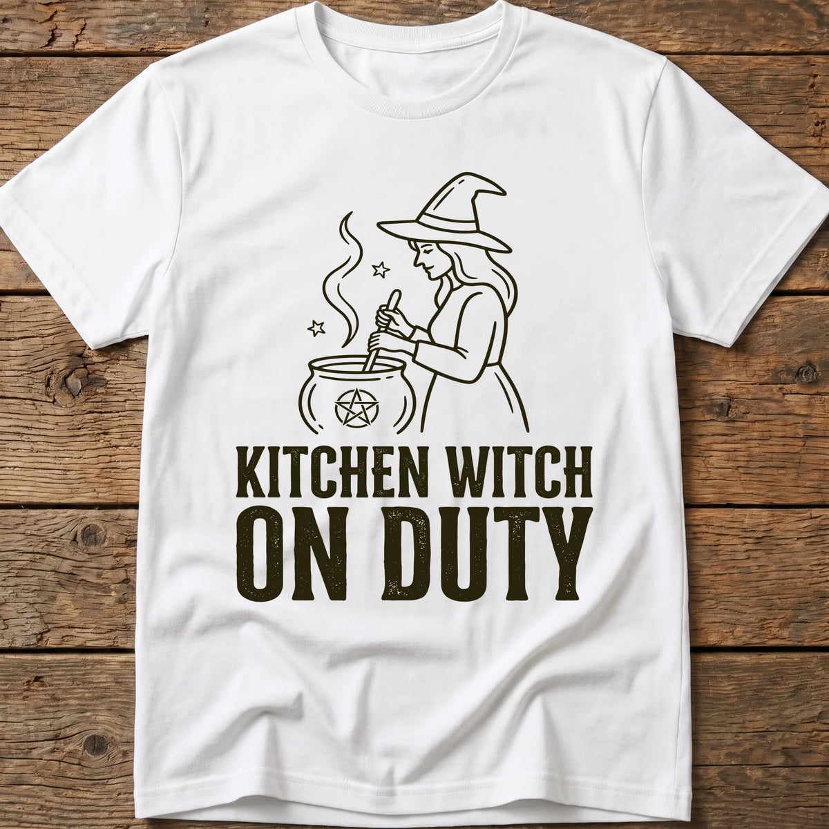 Kitchen Witch On Duty Tee