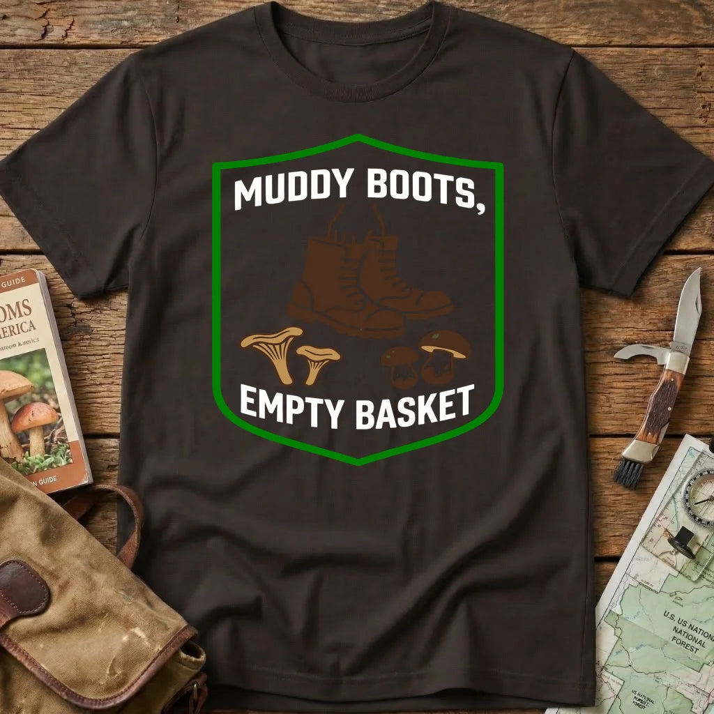 Muddy Boots Empty Basket Fungi Tee