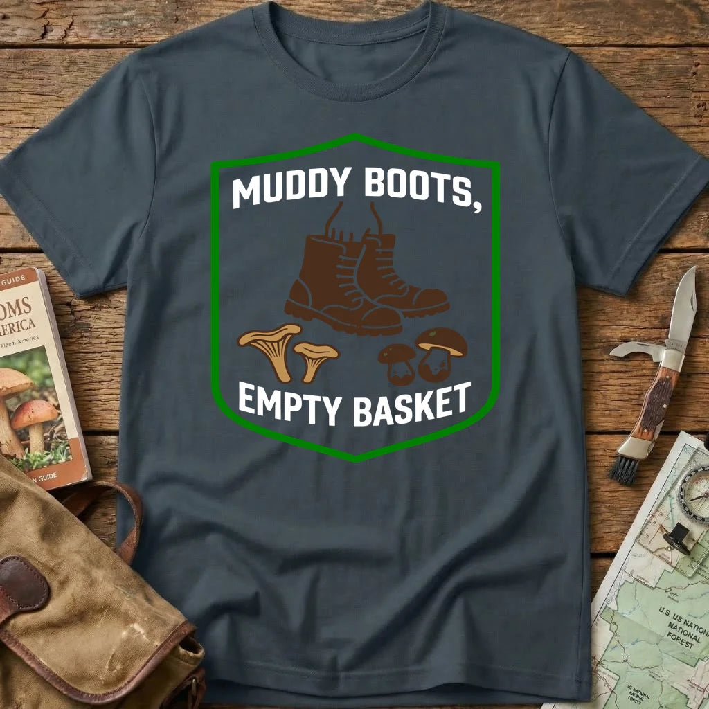 Muddy Boots Empty Basket Fungi Tee