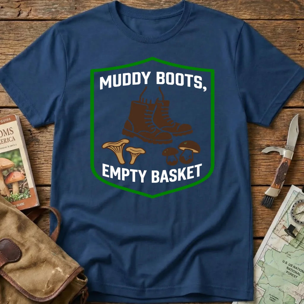 Muddy Boots Empty Basket Fungi Tee
