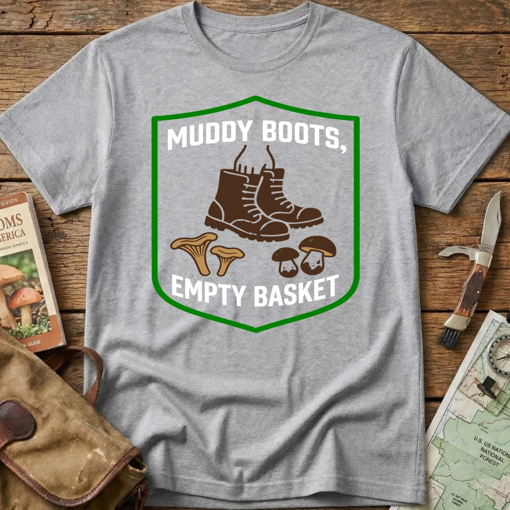 Muddy Boots Empty Basket Fungi Tee