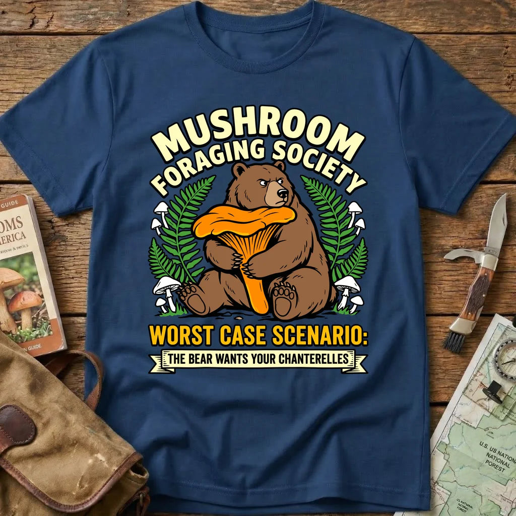 Mushroom Foraging Society T-Shirt