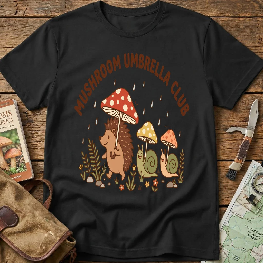 Mushroom Umbrella Club Tee