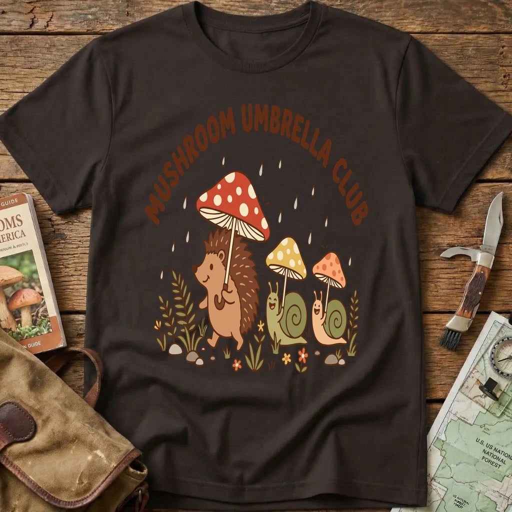 Mushroom Umbrella Club Tee