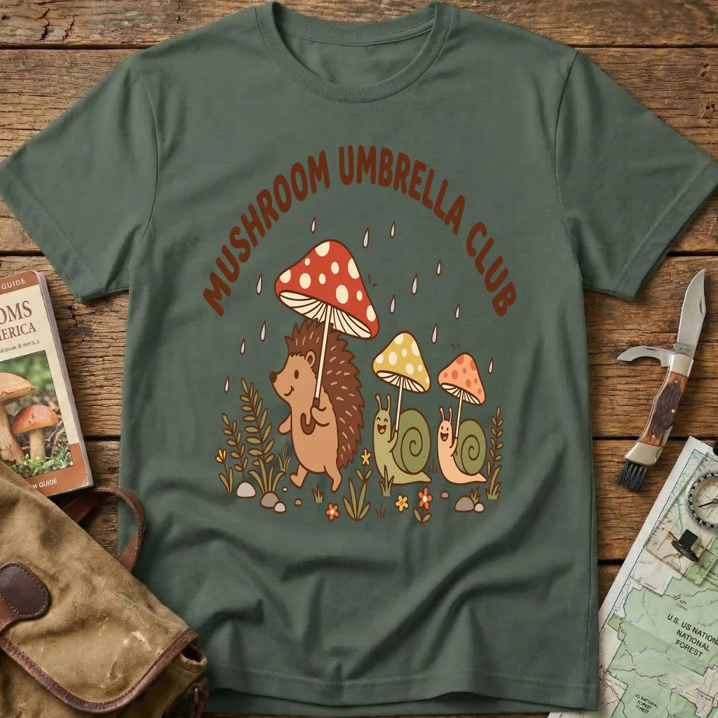 Mushroom Umbrella Club Tee