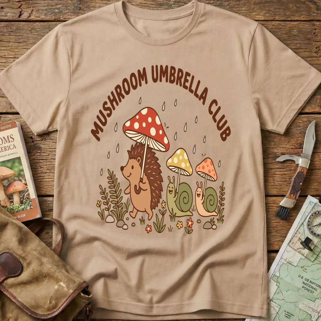 Mushroom Umbrella Club Tee