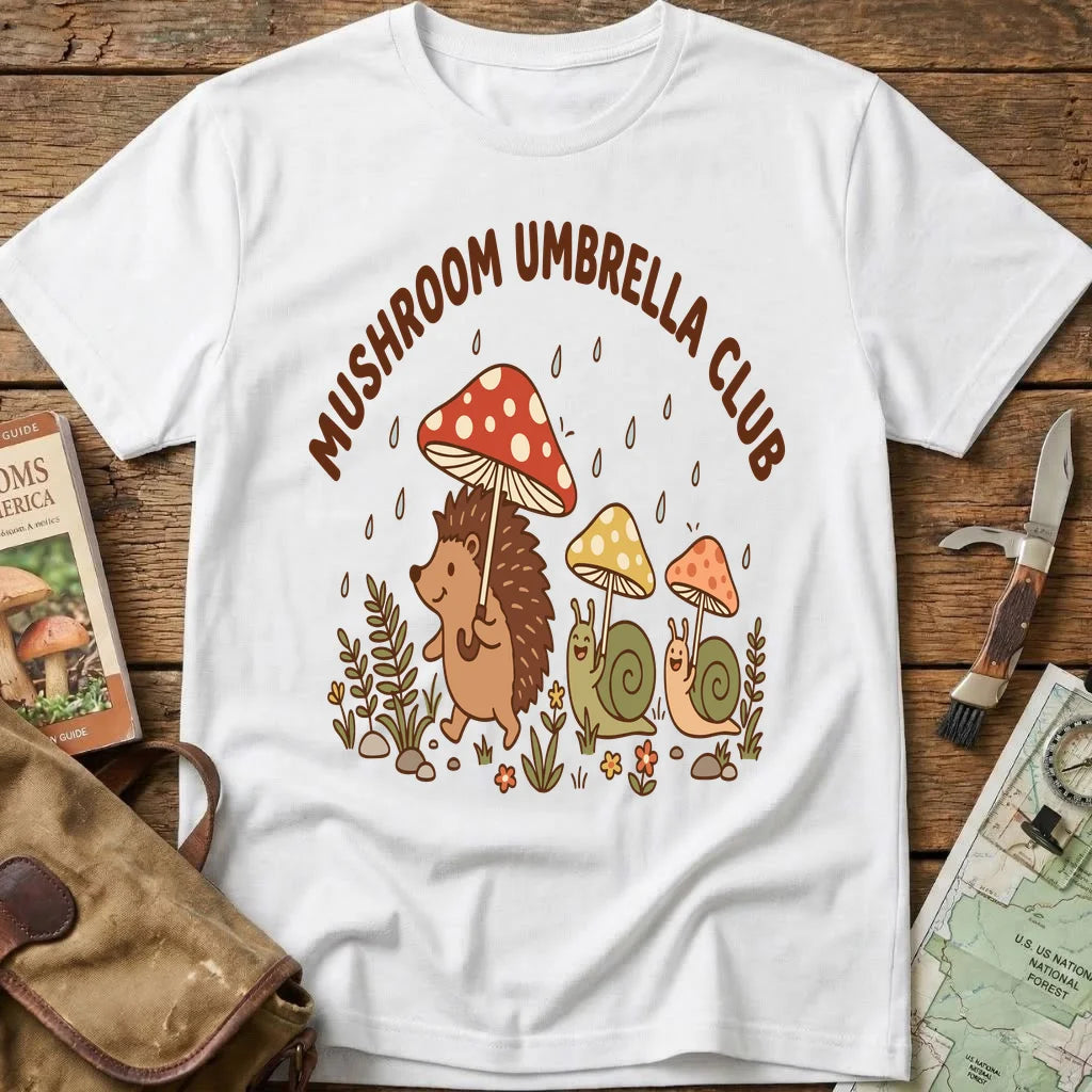 Mushroom Umbrella Club Tee