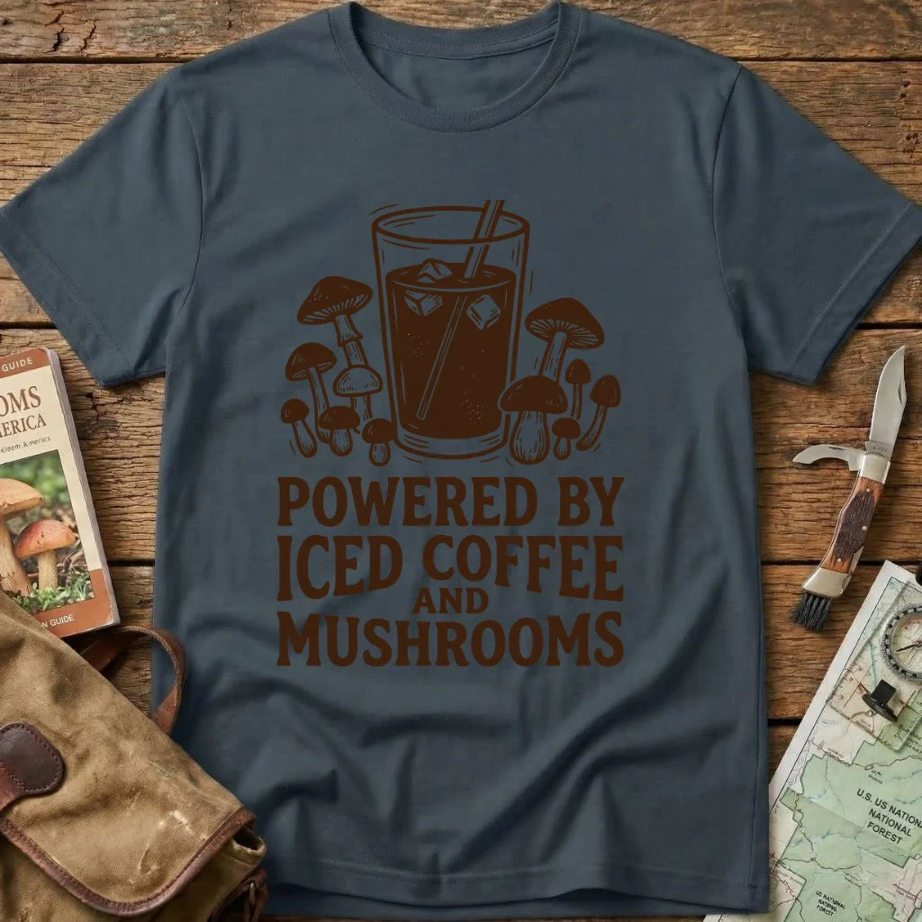 Powered By Coffe & Mushrooms Tee