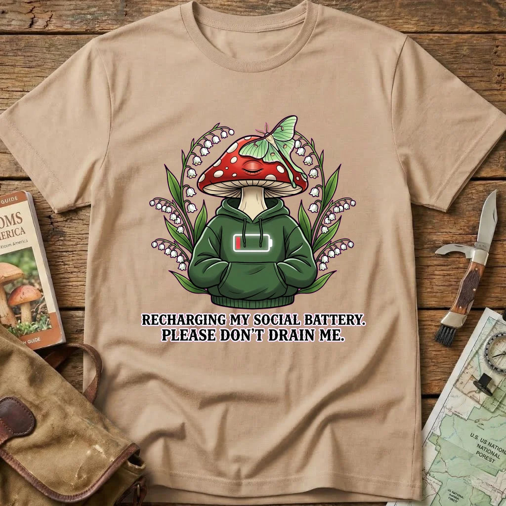Recharging My Social Battery Tee