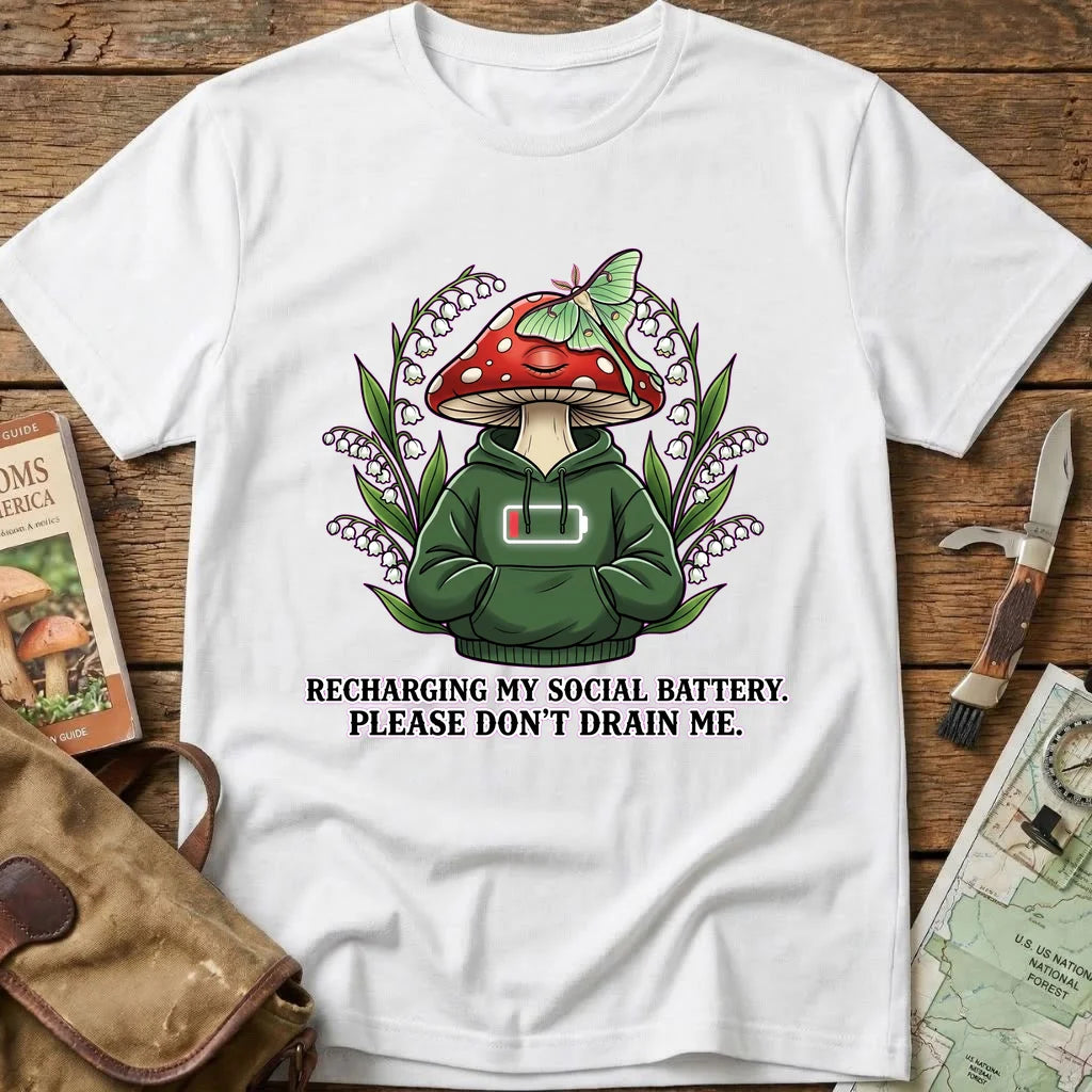 Recharging My Social Battery Tee