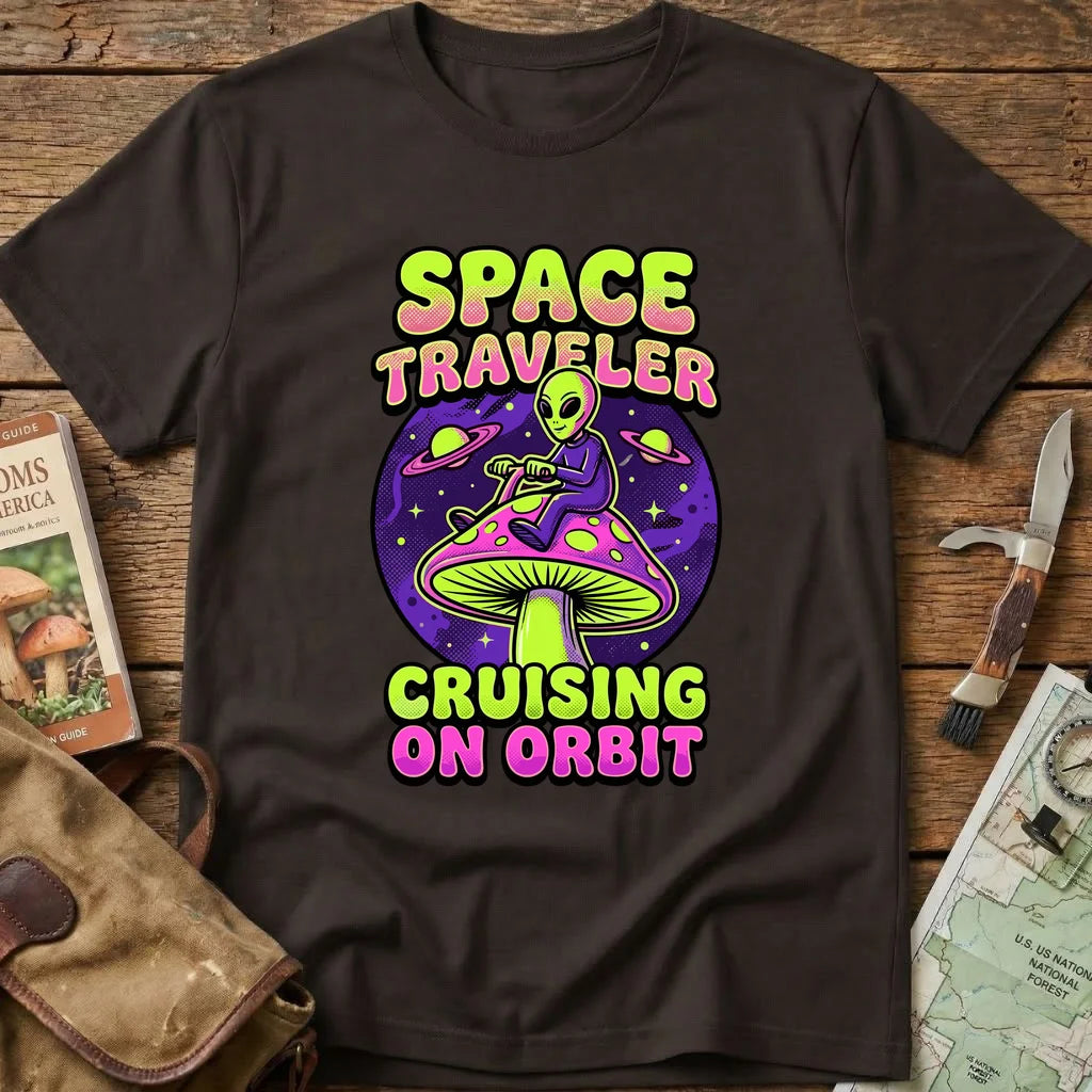 Space Traveler Mushroom Tee